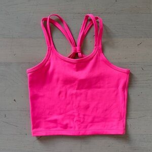 IVL Collective Neon Pink Cami Crop Top